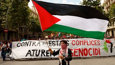 Crecen las protestas universitarias por Palestina en España, con una huelga en Barcelona