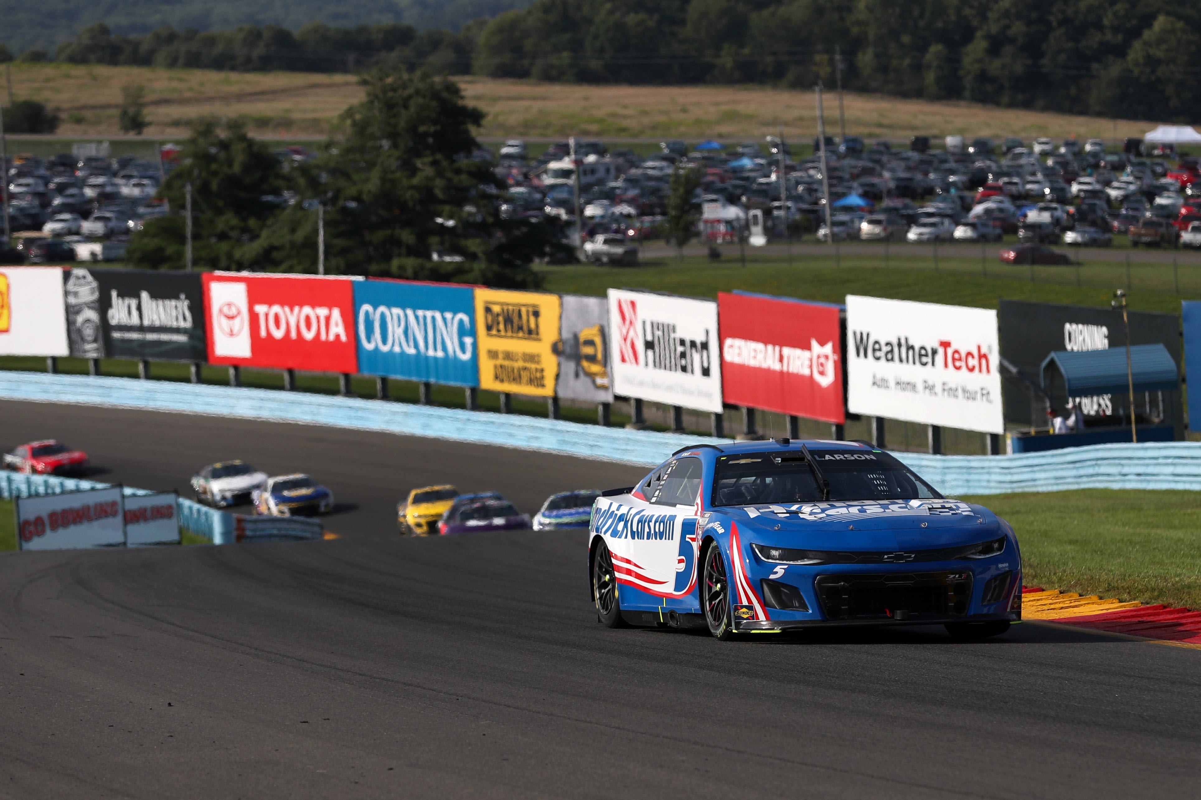 NASCAR playoff race at Watkins Glen: Chris Buescher wins in OT after last-lap pass