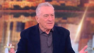‘The View’: Robert De Niro Goes on Profanity-Laced Warning About Trump, Says His Slogan Should Be ‘F– America’ | Video