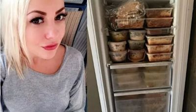 Mum with 120 home-cooked dinners in the freezer reveals how to make 50p meals