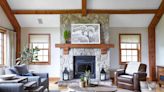 20 Stacked Stone Fireplaces to Create a Cozy Impression