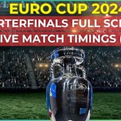 Euro Cup 2024 Quarterfinals full schedule, live match time (IST), streaming