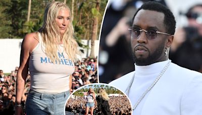 Kesha slams Sean ‘Diddy’ Combs in new ‘Tik Tok’ lyric at surprise Coachella performance