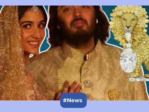 Why Anant Ambani’s custom lion brooch with a 50-carat diamond is the talk of the town?