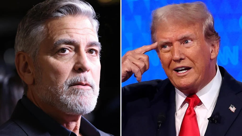 Trump Says George Clooney Is a ‘Backstabber’ and ‘Very Disloyal’ for Telling Biden to Step Down