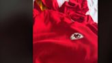 Wife of Chiefs coach is looking to give some of his gear to someone special