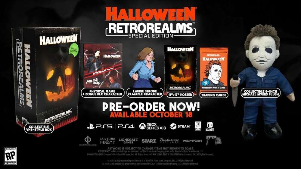 Halloween And Ash Vs. Evil Dead Retro Games Revealed - Collector's Bundle Preorders Live