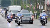 Led by police units, funeral procession brings fallen state Trooper Rougeau to Erie