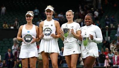 Tennis-American Townsend wins Wimbledon doubles crown alongside Siniakova