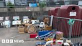 Derby tip site turned into pop-up shop selling rubbish