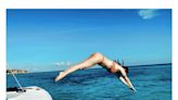 Blanca Suárez comienza la temporada de bikini con un chapuzón en el mar