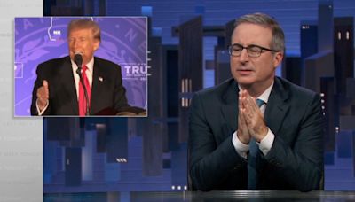 ‘Last Week Tonight’s John Oliver Trolls Donald Trump After Claims Of Coming Up With “New Couple Of...