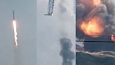 Massive explosion caught on camera as Chinese rocket crashes after accidental launch