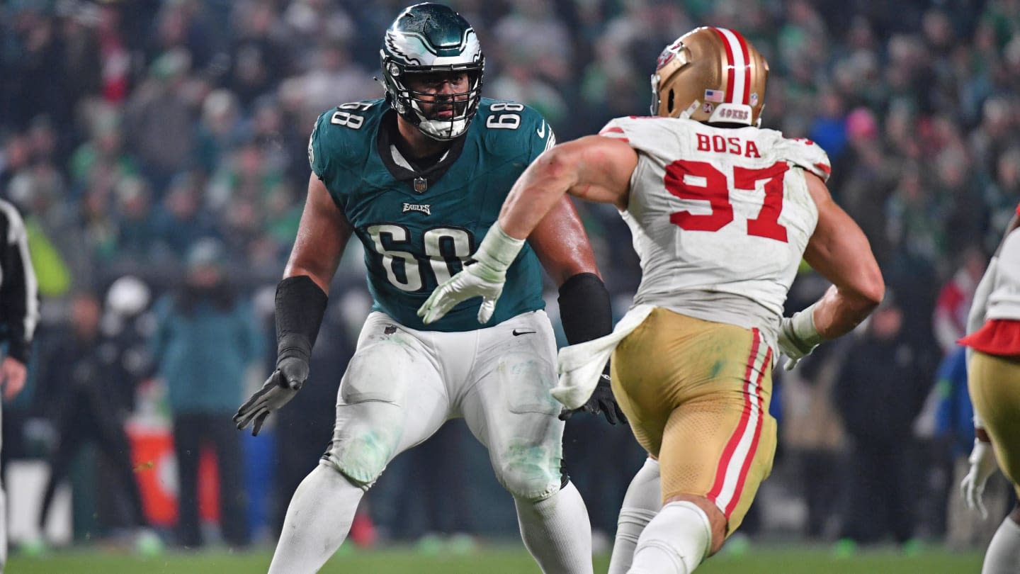 Eagles' Star Offensive Lineman Failed the One-Rep Test