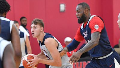Flagg: 'I was nervous' to face LeBron, Team USA