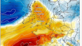 Weather maps turn orange as Saharan plume heads for UK with temperatures set to rocket again