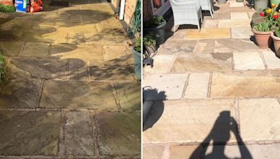 'Like magic!' gardeners say about patio cleaner that gets rid of black spots