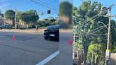 Hanging power line shuts down intersection in Bartlett