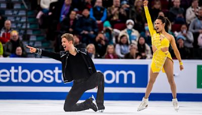 Madison Chock, Evan Bates lead ice dance at worlds with brilliance years in the making