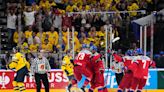 Red Wings’ Raymond loses cool as Sweden stunned at World Championship