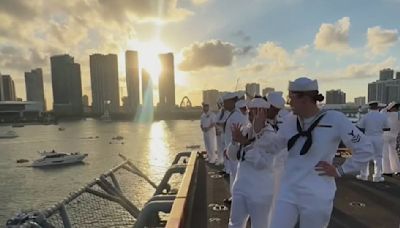 "En Miami fue donde me enlisté": hispanos hacen la diferencia en el USS Bataan