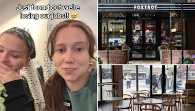 Foxtrot employee forced to kick customers out of store as cafe chain abruptly closes all locations, laying off hundreds on 2 hours’ notice