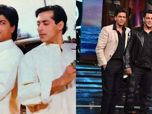 Throwback: When Shah Rukh Khan REVEALED why he doesn't hug Salman Khan - Times of India