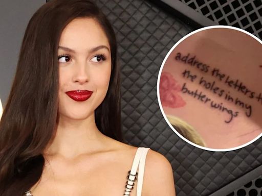 Olivia Rodrigo consoló a una fanática que se tatuó la letra equivocada de su canción