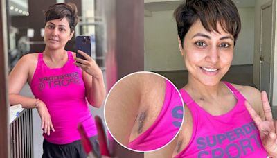 Hina Khan Health Update: Actress Flaunts Her Scars With Smile Amid Breast Cancer Battle; Asks 'What Do You...'