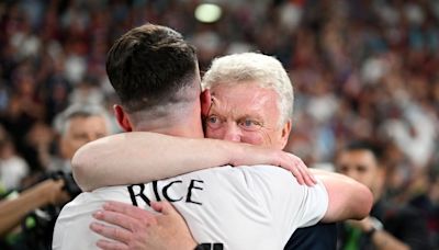 David Moyes issues brutal one-word response to Arsenal and Declan Rice question