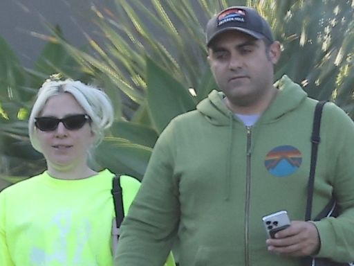 Lady Gaga & Boyfriend Michael Polansky Hit the Tennis Courts in Malibu