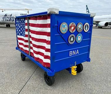 Alaska Airlines Delivers its 16th Fallen Soldier Cart