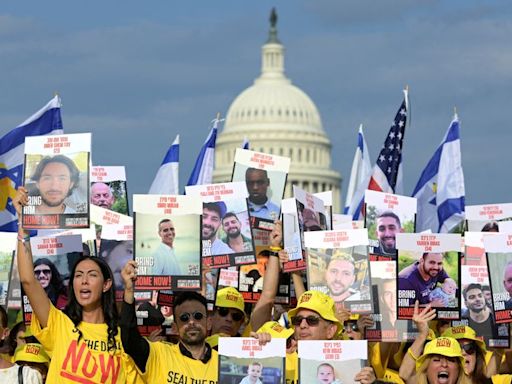 Protests and politics as Israel's Netanyahu addresses US Congress