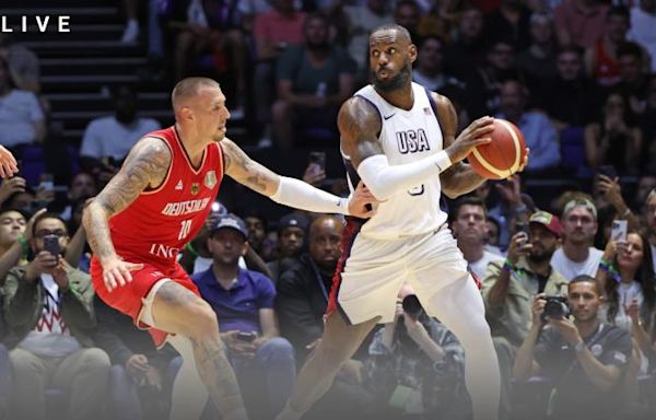 USA vs. Germany live score, updates, highlights from 2024 Olympic men's basketball exhibition game | Sporting News