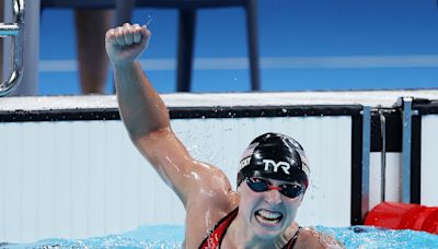 Katie Ledecky wins ninth gold medal, breaks record for most golds by US female swimmer