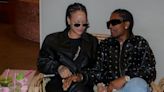 Rihanna and A$AP Rocky Look Cool in Coordinating Leather Looks