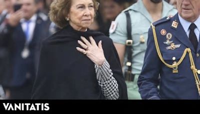 La reina Sofía, baño de multitudes en Málaga: junto a Almeida y Antonio Banderas y rodeada de legionarios