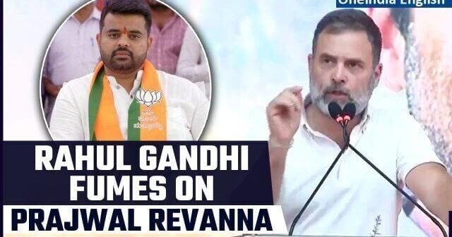 Karnataka: Rahul Gandhi Accuses BJP & PM Modi of Supporting Prajwal Revanna's Scandal |Oneindia News