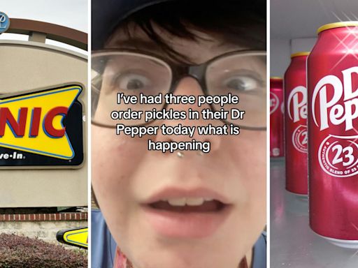 'What is happening’: Sonic worker calls out customers for ordering Dr. Pepper with pickles