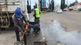 Con “mezcla en frio” obras públicas de Durango atiende baches