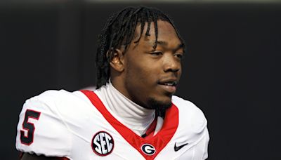 Georgia wide receiver Rara Thomas suspended following arrest on cruelty to children, battery charges