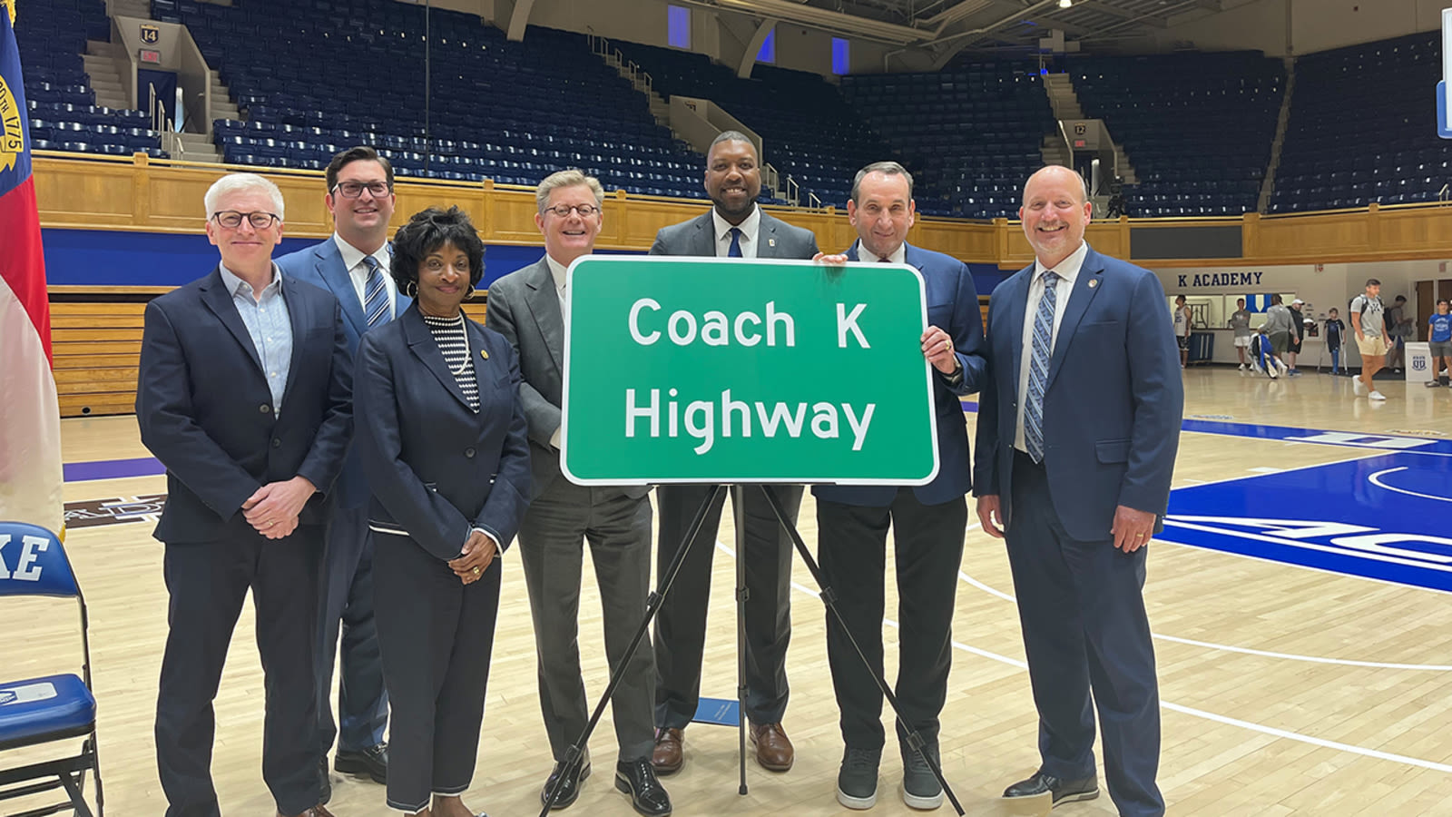 Coach K Highway | Road to Duke University named after Mike Krzyzewski