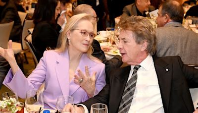 Martin Short and Meryl Streep Merrily Attend Broadway Show Together