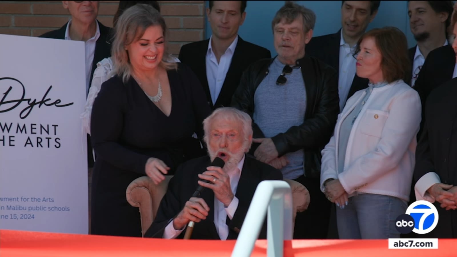 Dick Van Dyke and wife Arlene honored by Malibu High School with theater in their name