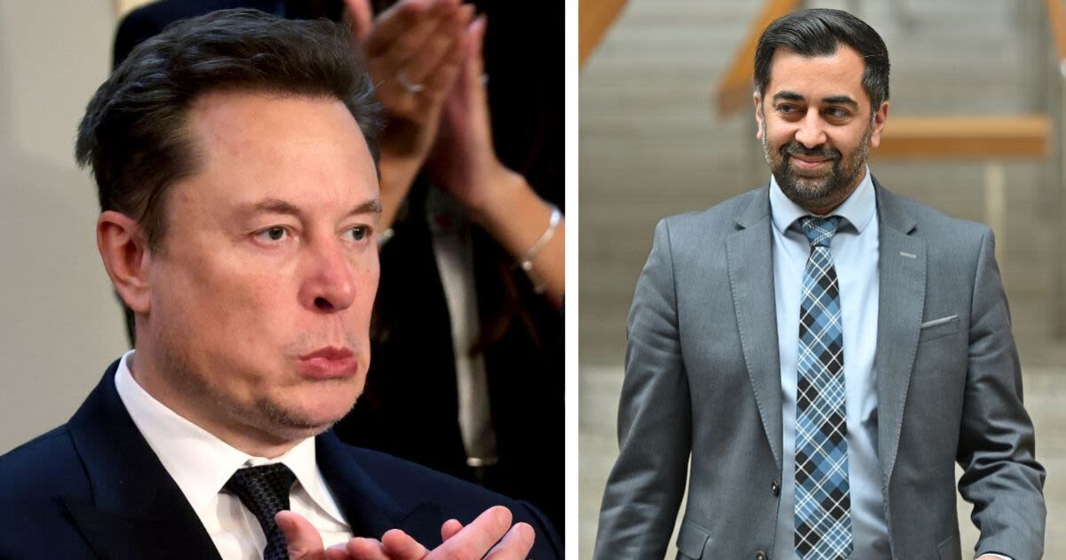 Elon Musk dares 'super racist scumbag' Humza Yousaf to sue him in furious row