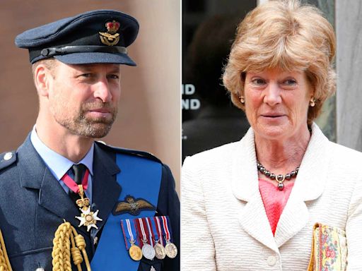 Princess Diana's Sister Lady Sarah McCorquodale Supports Prince William at Military Ceremony