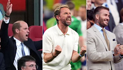 David Beckham and Prince William lead celebrity reactions to England Euro 2024 semi final win