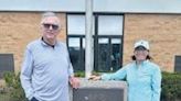 Local couple spruces up area at WWII monument