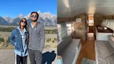 A couple converted a $10,000 school bus into their dream home. Now they're exploring the US while working full-time.