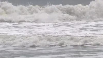 Officials warn of swimming risks after a tropical storm